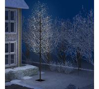 vidaXL Albero di Natale 2000 LED Bianco Freddo Ciliegio in Fiore 500cm