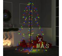 vidaXL Albero di Natale a Cono 200 LED per Interni Esterni 98x150 cm