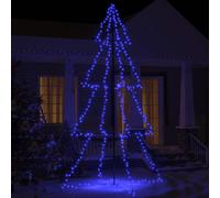 vidaXL Albero di Natale a Cono 360 LED per Interni Esterni 143x250 cm