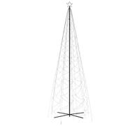 AX Albero Natale 5m Cono Luminoso 1400LED 9W Bianco Caldo ZigZag IP44 New 343513