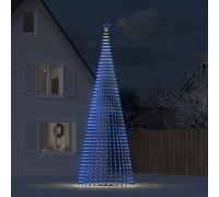 vidaXL Albero di Natale a LED 1544 LED Blu 500 cm