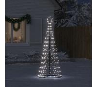 vidaXL Albero di Natale a LED 200 LED Bianco Freddo 182 cm, luci di Natale, luci di Natale a LED, luci di Natale per Esterni, luci di Natale per Giardini