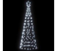 vidaXL Albero di Natale a LED 200 LED Bianco Freddo 182 cm, luci di Natale, luci di Natale a LED, luci di Natale per Esterni, luci di Natale per Giardini