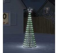 vidaXL Albero di Natale a LED 275 LED Bianco Freddo 180 cm