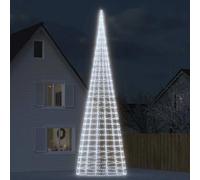 vidaXL Albero di Natale a LED 3000 LED Bianco Freddo 800 cm