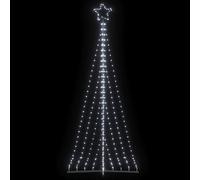 vidaXL Albero di Natale a LED 447 LED Bianco Freddo 250 cm