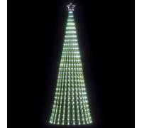 vidaXL Albero di Natale a LED 475 LED Bianco Freddo 247 cm