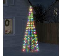 vidaXL Albero di Natale a LED 550 LED Colorato 300 cm