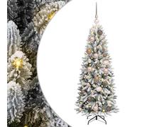 vidaXL Albero di Natale artificiale Bianco 53 x 53 x 120 cm