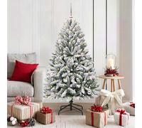 vidaXL Albero di Natale artificiale 150 cm 150 LED Bianco caldo