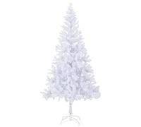 vidaXL Albero di Natale Artificiale 210cm 910 Rami Piedistallo Abete Natalizio