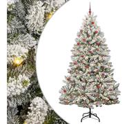 vidaXL Albero di Natale artificiale 270 cm 300 LED Bianco caldo