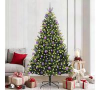 vidaXL Albero di Natale Artificiale a Cerniera con 300 LED Verde