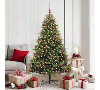 vidaXL Albero di Natale Artificiale a Cerniera con 300 LED Verde