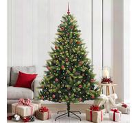 vidaXL Albero di Natale Artificiale a Cerniera con 300 LED Verde