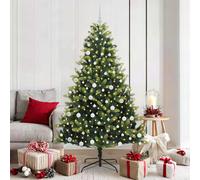 vidaXL Albero di Natale Artificiale a Cerniera con 300 LED Verde