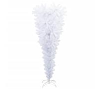vidaXL Albero di Natale Artificiale Capovolto con Base Bianco 150 cm