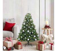 vidaXL Albero di Natale artificiale con 150 LED Verde 120 cm PE e PVC