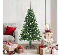 vidaXL Albero di Natale artificiale con 150 LED Verde 150 cm