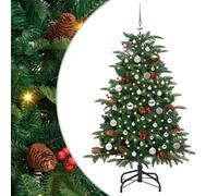 vidaXL Albero di Natale artificiale con 150 LED Verde 150 cm