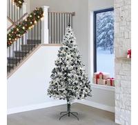 vidaXL Albero di Natale artificiale con 300 LED Bianco 240 cm