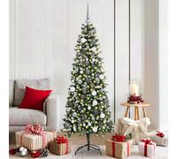 vidaXL Albero di Natale artificiale con 300 LED Verde 180 cm