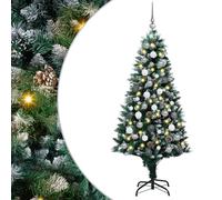 vidaXL Albero di Natale artificiale con 300 LED Verde 180 cm