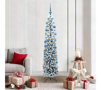 vidaXL Albero di Natale artificiale con 300 LED Verde 180 cm