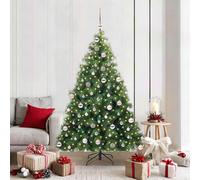 vidaXL Albero di Natale artificiale con 300 LED Verde 180 cm PE e PVC