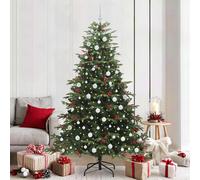 vidaXL Albero di Natale artificiale con 300 LED Verde 210 cm