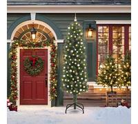 vidaXL Albero di Natale artificiale con 300 LED Verde 210 cm