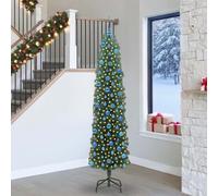 vidaXL Albero di Natale artificiale con 300 LED Verde 240 cm