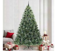 vidaXL Albero di Natale artificiale con 300 LED Verde 240 cm PE e PVC