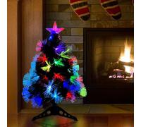 vidaXL Albero di Natale artificiale con 50 LED Verde 64 cm PVC
