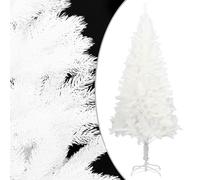 vidaXL Albero di Natale Artificiale con Aghi Realistici Bianco 210 cm