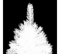 vidaXL Albero di Natale Artificiale con Aghi Realistici Bianco 240 cm