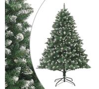 vidaXL Albero di Natale Artificiale con Base 210 cm PVC
