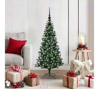 vidaXL Albero di Natale artificiale con luci integrate Verde 120 cm