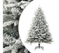 vidaXL Albero di Natale Artificiale con Neve Verde 180 cm PVC e PE