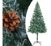 vidaXL Albero di Natale artificiale con pigne 180 cm