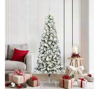 vidaXL Albero di Natale Artificiale con Rami Pieghevoli 180 cm