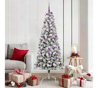 vidaXL Albero di Natale Artificiale con Rami Pieghevoli 180 cm