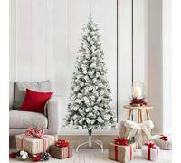 vidaXL Albero di Natale Artificiale con Rami Pieghevoli 180 cm