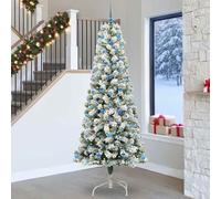 vidaXL Albero di Natale Artificiale con Rami Pieghevoli 240 cm