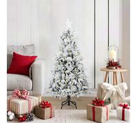 vidaXL Albero di Natale Artificiale con Rami Pieghevoli Verde 120 cm