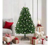 vidaXL Albero di Natale Artificiale con Rami Pieghevoli Verde 150 cm