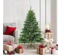 vidaXL Albero di Natale Artificiale con Rami Pieghevoli Verde 150 cm
