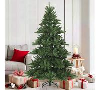 vidaXL Albero di Natale Artificiale con Rami Pieghevoli Verde 180 cm