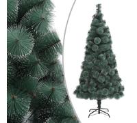 vidaXL Albero di Natale Artificiale con Supporto Verde 150 cm PET
