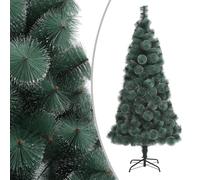 vidaXL Albero di Natale Artificiale con Supporto Verde 210 cm PET